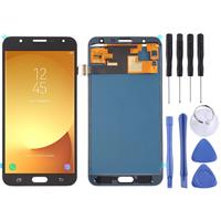 huismerk LCD-scherm en Digitizer (TFT materiaal) voor Galaxy J7 Neo / J701(Black)