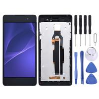 huismerk LCD-scherm en Digitizer met Frame voor Sony Xperia E5 F3311 F3313(Black)