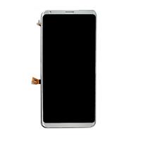 huismerk voor LG V30 LCD-scherm en Digitizer met Frame(Silver)