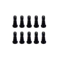 huismerk 10 stuks voor iPhone 7 & 7 Plus opladen poort Screws(Black)