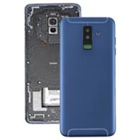 Samsung Achterste schutblad met Zijtoetsen & cameralens voor Galaxy A6 + (2018) / A605(Blue)