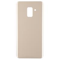 huismerk Achterste schutblad voor Galaxy A8 PLUS (2018) / A730(Gold)