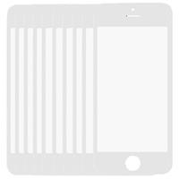 huismerk 10 stuks voor iPhone 5 & 5S Front scherm buitenste glas Lens(White)