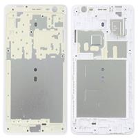 huismerk Voorzijde huisvesting LCD Frame Bezel voor Galaxy J3 Pro(White)