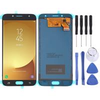 huismerk LCD-scherm en Digitizer (TFT materiaal) voor Galaxy J7 (2017) / J730(Black)