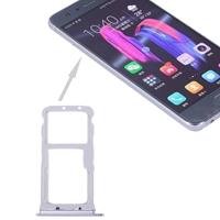 huismerk Huawei Honor 9 SIM-kaarthouder & SIM / Micro SD-kaart Tray(Grey)