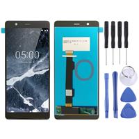 huismerk LCD-scherm en Digitizer voor Nokia 5.1(Black)