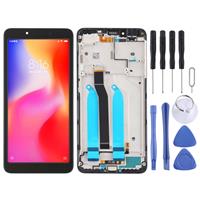 huismerk LCD-scherm en Digitizer volledige montage met Frame voor Xiaomi Redmi 6A / Redmi 6 (zwart)