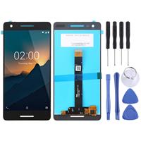 huismerk LCD-scherm en Digitizer voor Nokia 2.1(Black)