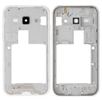 huismerk Midden Frame Bazel vervanging voor de Galaxy J1 / J100(White)