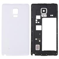 huismerk Full housing Cover vervanging (middelste Frame Bezel + batterij backcover vervanging) voor Galaxy Note Edge / N915(White)