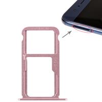 huismerk SIM-kaarthouder + SIM-kaarthouder / Micro SD-kaart voor Huawei Honor 8 (roze)