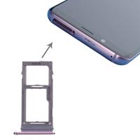 huismerk SIM & Micro SD Card lade voor Galaxy S9 PLUS / S9(Purple)