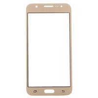 huismerk Lens van het buitenste glas van de voorste scherm voor Galaxy J7 / J700 (goud)