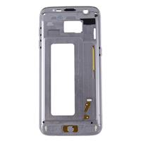 huismerk Voorzijde huisvesting LCD Frame Bezel plaat voor Galaxy S7 Edge / G935(Grey)