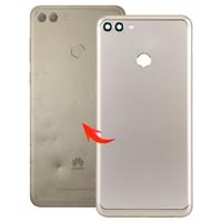 huismerk Achterste schutblad met cameralens & Zijtoetsen voor Huawei genieten van 8 Plus(Gold)