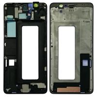 huismerk Voorzijde huisvesting LCD Frame Bezel plaat voor Galaxy A8 Star / A9 Star / G8850(Black)