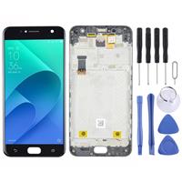 huismerk LCD-scherm en Digitizer volledige montage met Frame voor Asus Zenfone 4 Selfie ZB553KL X00LD X00LDA (zwart)