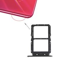 huismerk SIM-kaart lade + SIM-kaart lade voor Huawei Nova 4 (zwart)