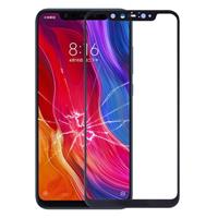 huismerk Front screen buitenste glazen lens voor Xiaomi Mi 8 Explorer (zwart)