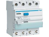 hager CDS440D - Residual current circuit breaker 4-pole, 40A/30mA, QC, CDS440D - special offer