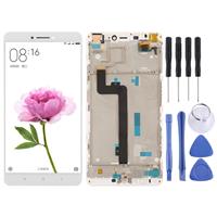 huismerk LCD-scherm en digitizer volledige montage met frame voor Xiaomi mi Max (wit)