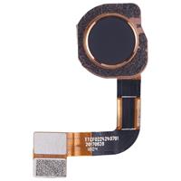 huismerk Vingerafdruk sensor Flex kabel voor Nokia 7 plus/E9 plus (zwart)