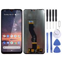 huismerk LCD-scherm en digitizer volledige assemblage voor Nokia 3.2 (zwart)