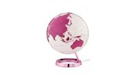 Atmosphere Globe Bright HOT Pink 30cm Diameter Kunststof Voet Met Verlichting