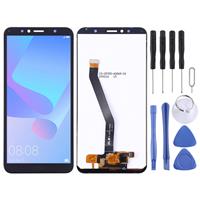 huismerk LCD-scherm en digitizer volledige assemblage voor Huawei Y6 Prime (2018) (zwart)