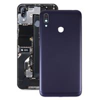 huismerk Batterij achtercover met camera lens voor ASUS Zenfone Max m2 ZB633KL ZB632KL (donkerblauw)