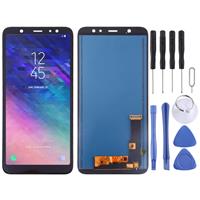 huismerk LCD-scherm en digitizer volledige assemblage (TFT-materiaal) voor Galaxy A6 PLUS (2018) (zwart)