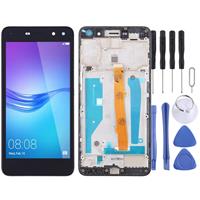 huismerk LCD-scherm en digitizer volledige montage met frame voor Huawei Y5 (2017) (zwart)