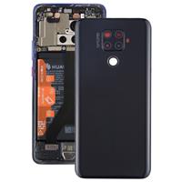 huismerk Originele batterij achtercover met camera lens voor Huawei mate 30 Lite (zwart)