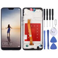 huismerk LCD-scherm en digitizer volledige montage met frame voor Huawei P20 Lite/Nova 3e (zwart)