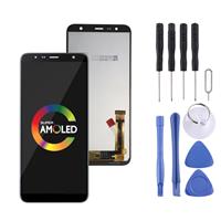 huismerk LCD-scherm en digitizer volledige montage voor Galaxy J4 core J410F (zwart)