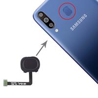 huismerk Vingerafdruk sensor Flex kabel voor Galaxy M30 (zwart)