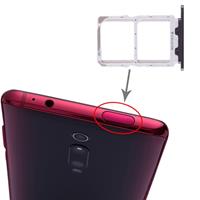 huismerk SIM-kaart lade + SIM-kaart lade voor Xiaomi Redmi K20 (zwart)