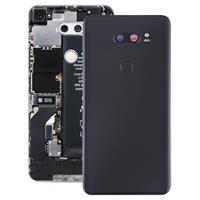 huismerk Batterij achtercover met camera lens & vingerafdruk sensor voor LG V30 +/VS996/LS998U/H933/LS998U/H930 (zwart)