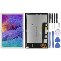 huismerk LCD-scherm en digitizer volledige montage voor Huawei MediaPad M5 Lite 10 BAH2-W19 BAH2-L09 (wit)