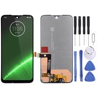 huismerk LCD-scherm en digitizer volledige montage voor Motorola Moto G7 plus (zwart)