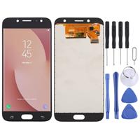 huismerk TFT-materiaal LCD-scherm en digitizer volledige assemblage voor Galaxy J7 (2017) J730F/DS J730FM/DS AT&T (zwart)