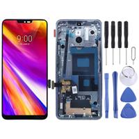 huismerk LCD-scherm en digitizer volledige montage met frame voor LG G7 ThinQ/G710 G710EM G710PM G710VMP (zilver)