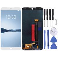 huismerk LCD-scherm en digitizer volledige assemblage voor Meizu 15 (wit)