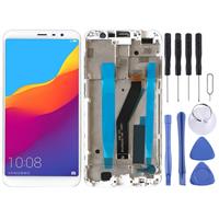 huismerk LCD-scherm en digitizer volledige montage met frame voor Meizu M6T M811Q (wit)