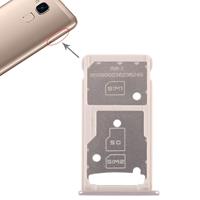 huismerk SIM-kaart lade + SIM-kaart lade/micro SD-kaart lade voor Huawei Honor 5c (goud)