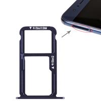 huismerk SIM-kaart lade + SIM-kaart lade/micro SD-kaart voor Huawei Honor 8 (blauw)