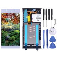 huismerk LCD-scherm en digitizer volledige montage met frame voor Sony Xperia L1 G3311 G3312 G3313 (zilver)