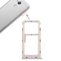 huismerk SIM-kaart lade + SIM-kaart lade/micro SD-kaart lade voor Huawei Honor 6A (zilver)