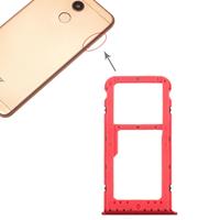 huismerk SIM-kaart lade + SIM-kaart lade/micro SD-kaart lade voor Huawei Honor v9 Play (rood)